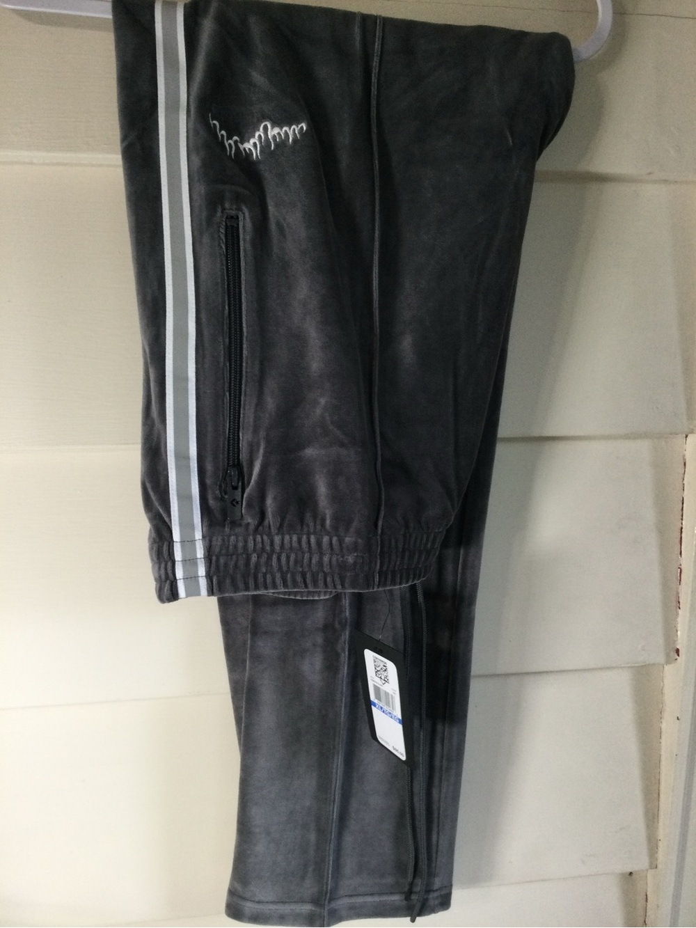 Converse Velour Zip Hoodie - Dark Gray